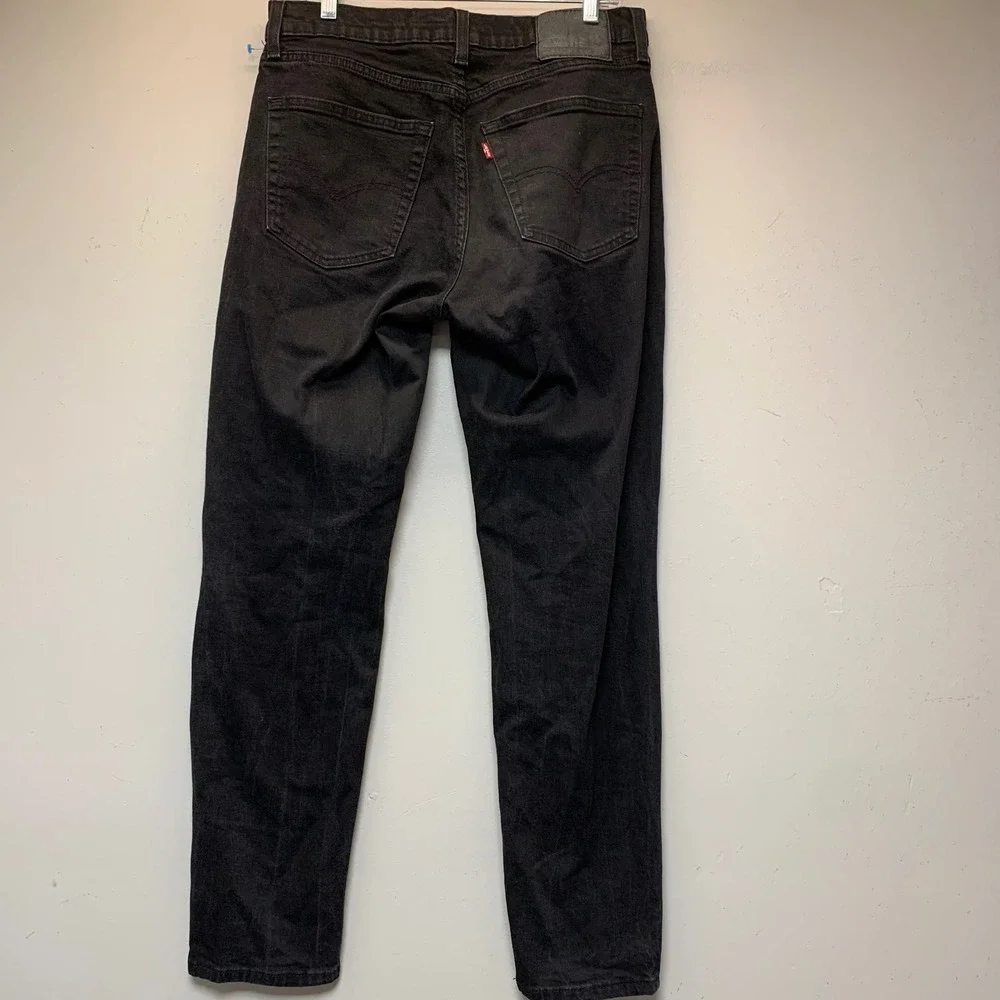 Levi's 531 Athletic Slim Jeans Mens 33x32 Black Excellent Tapered WaterLess